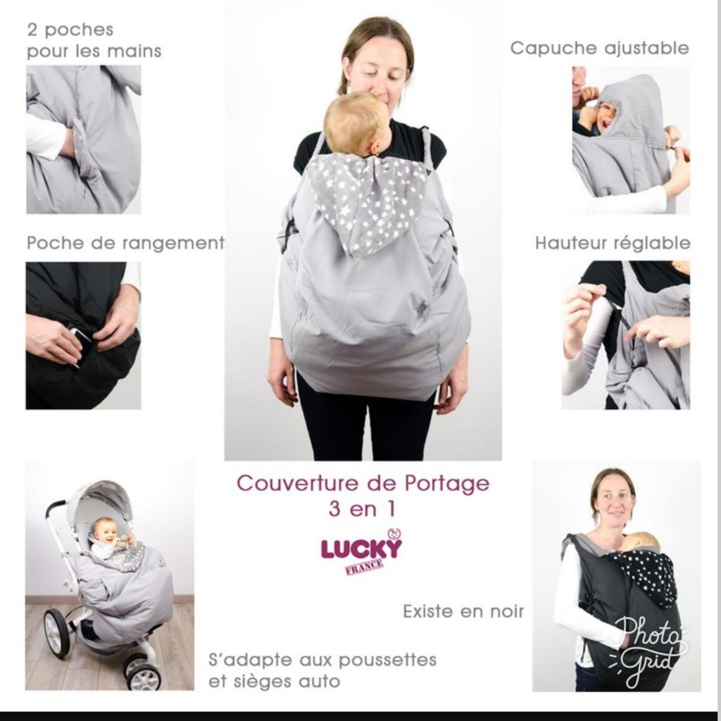 porte bebe et combi pilote