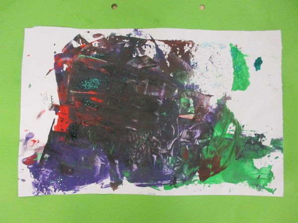 Modèles peinture à la spatule et pochoir tampon