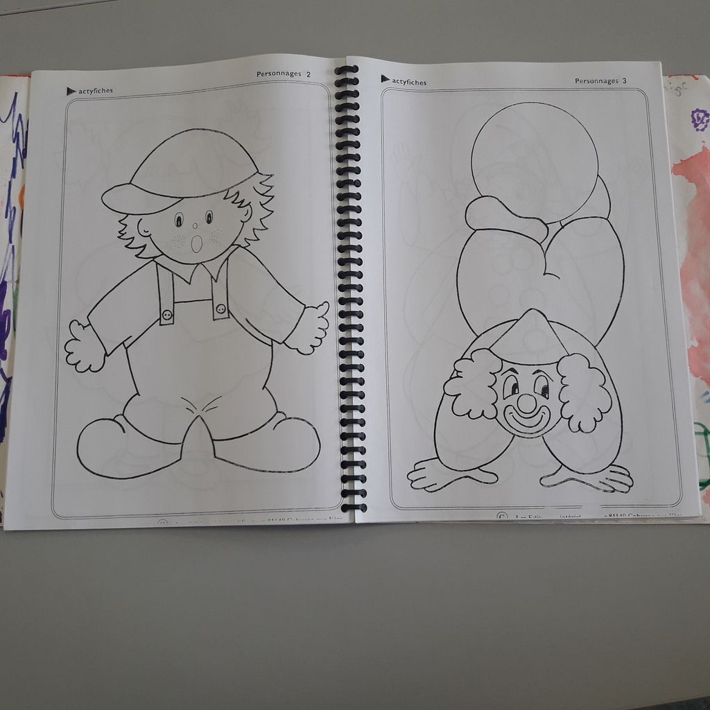 autonomie en maternelle en dessin et coloriage