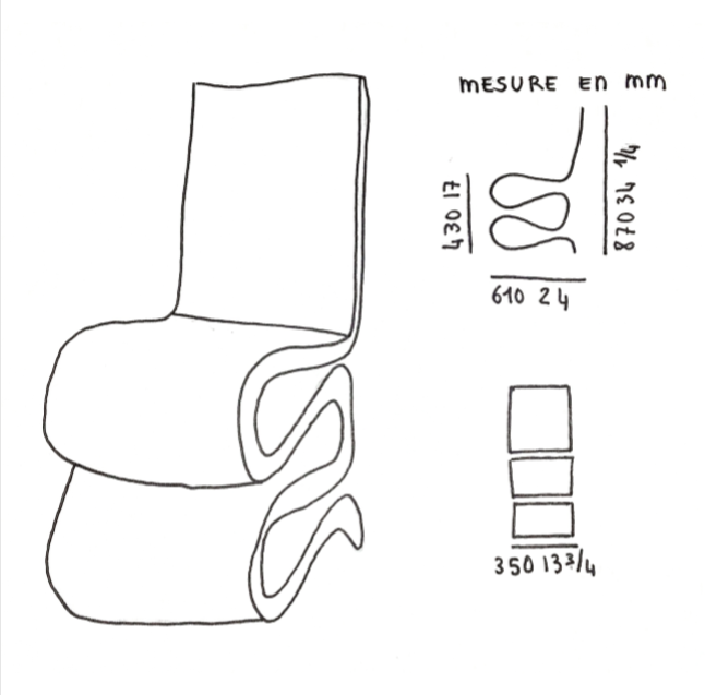 Wiggle side chair dimensions hot sale