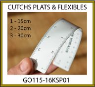 Kutch plat et flexible blanc ou noir en plastique avec les échelles et graduations sur mesure