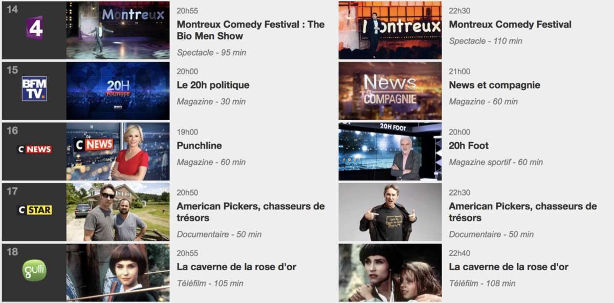 Programme Tv Free Complet De Ce Soir Avec Télé Loisirs Votre programme TV du 25 septembre - La Tele Au Quotidien