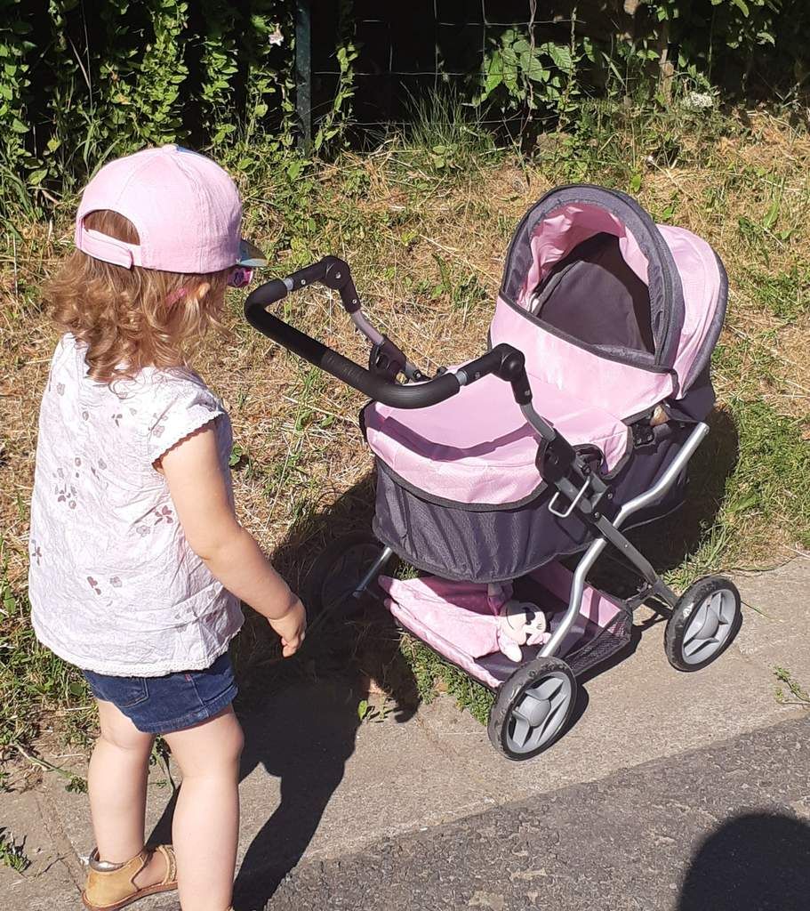 Poussette, aitanatoys, bébé, balade