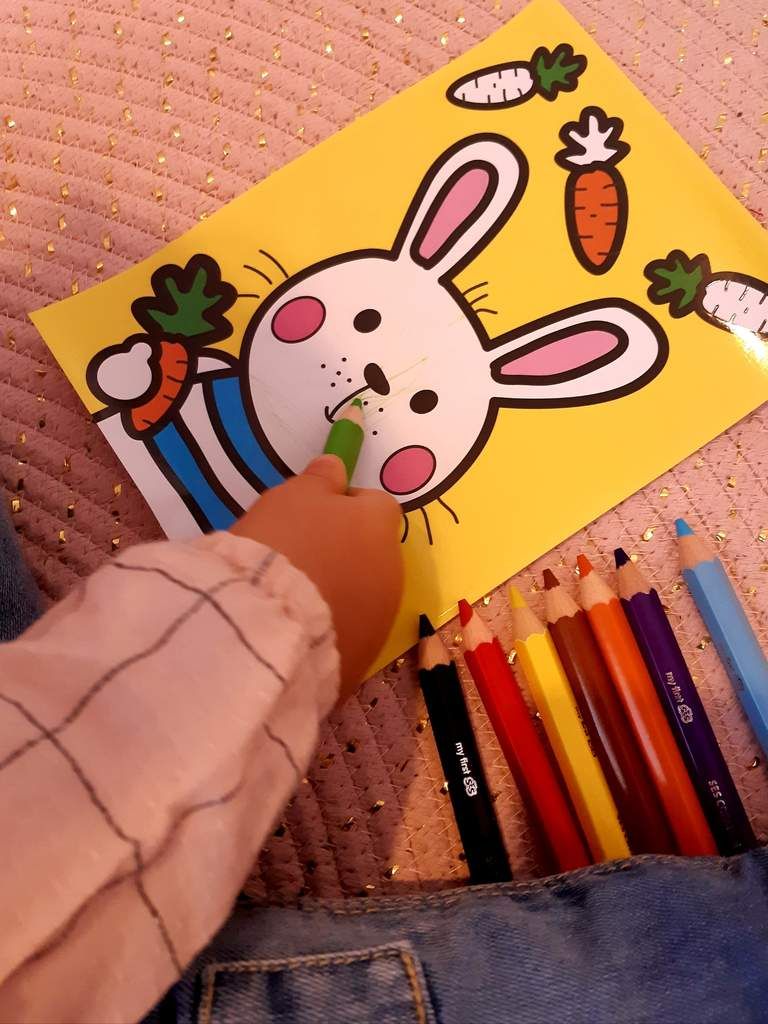 Ses créative, coloriage, apprendre, enfant