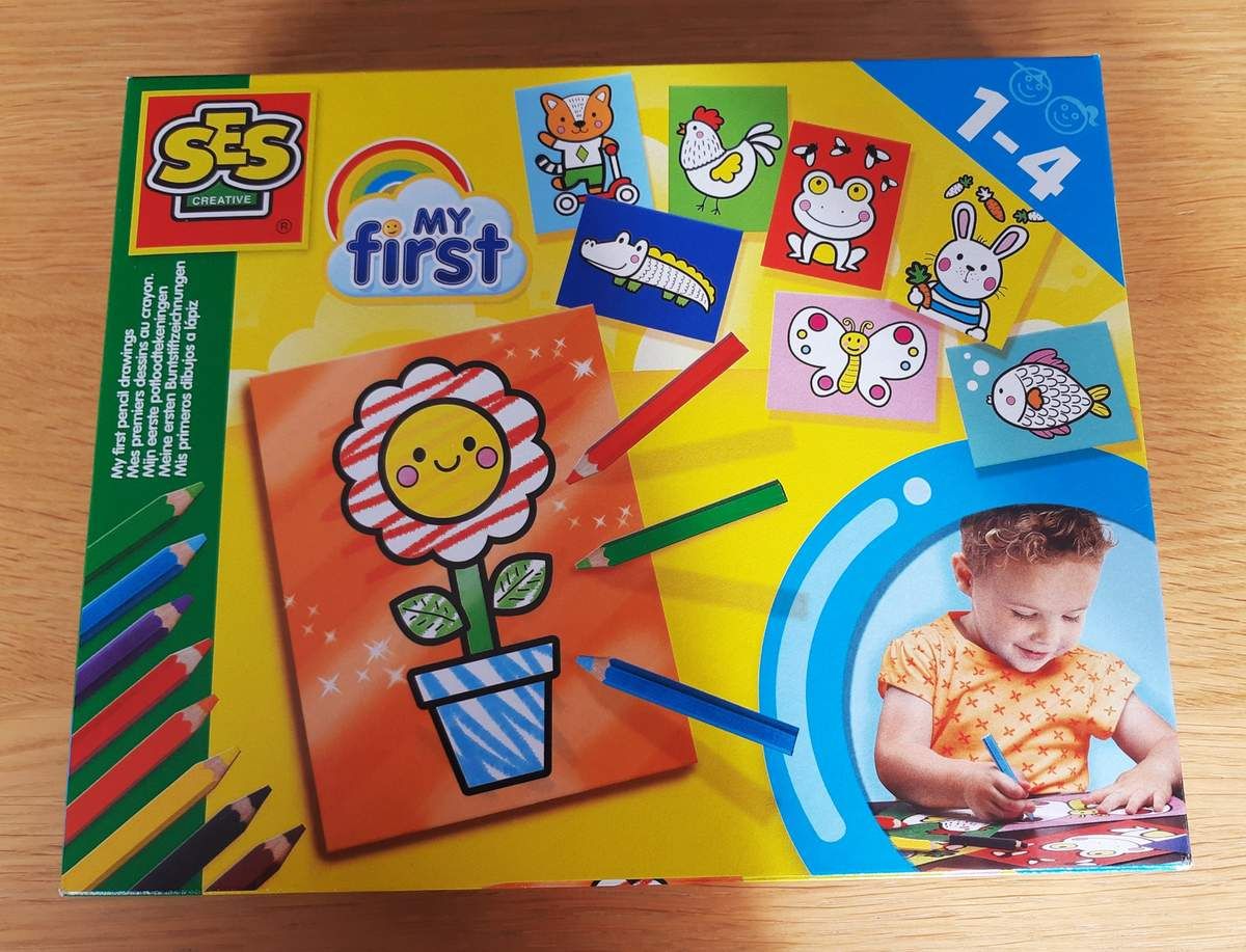 Ses créative, apprendre à colorier, activité, enfant