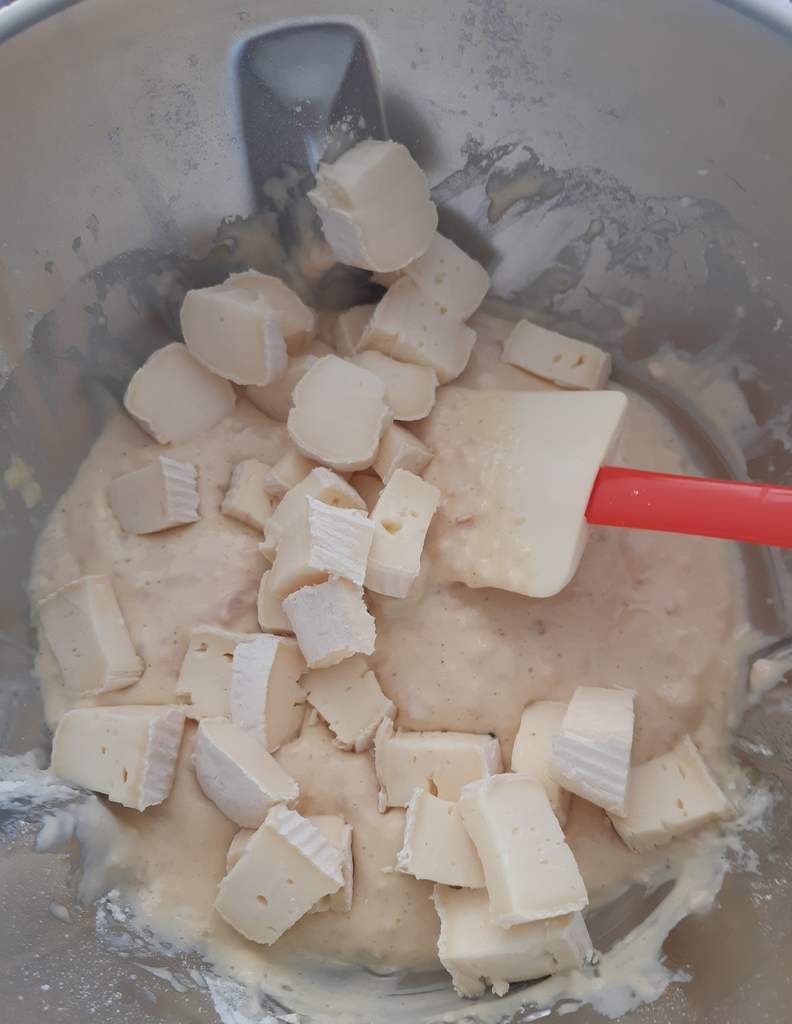 Cake poulet, fromage à tartiflette, magimix, cookexpert