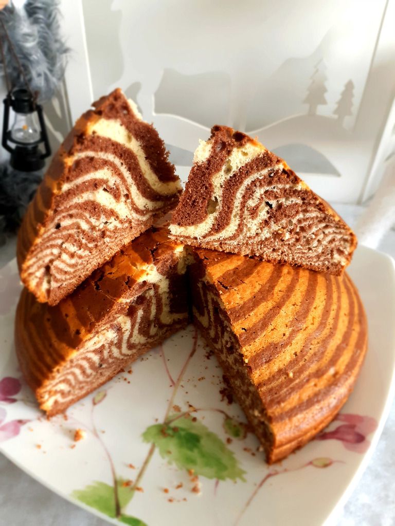 gâteau zébré, recette, goûter, cake, pâtisserie, chocolat vanille