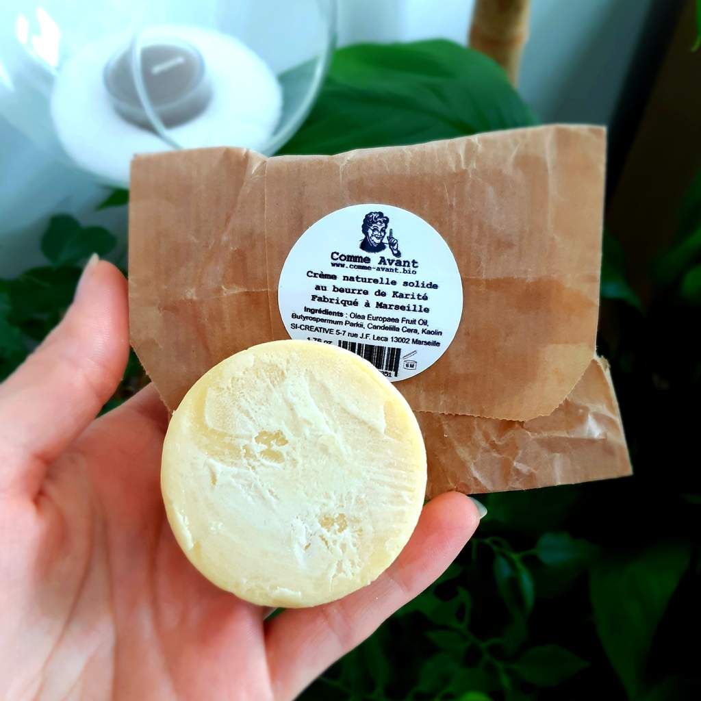 Crème naturelle comme avant