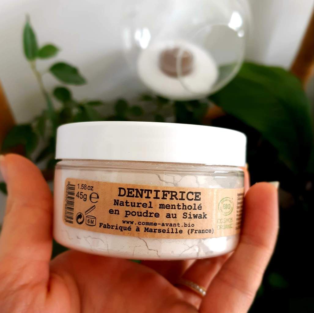 Dentifrice en poudre, bio, comme avant, hygiène