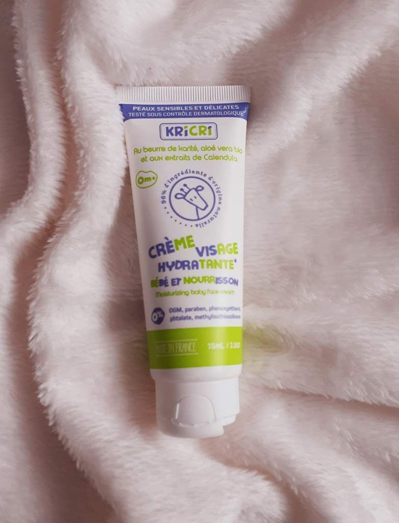 Crème visage Kricri, produits bio