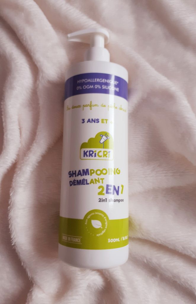 Shampoing démêlant Kricri produits français cheveux