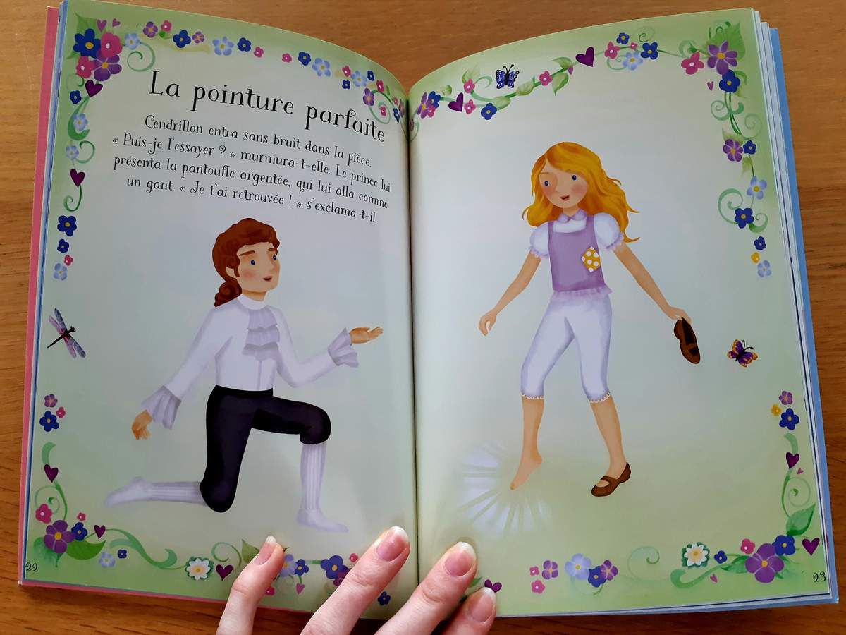 J'habille mes amies Cendrillon, éditions usborne, activité 