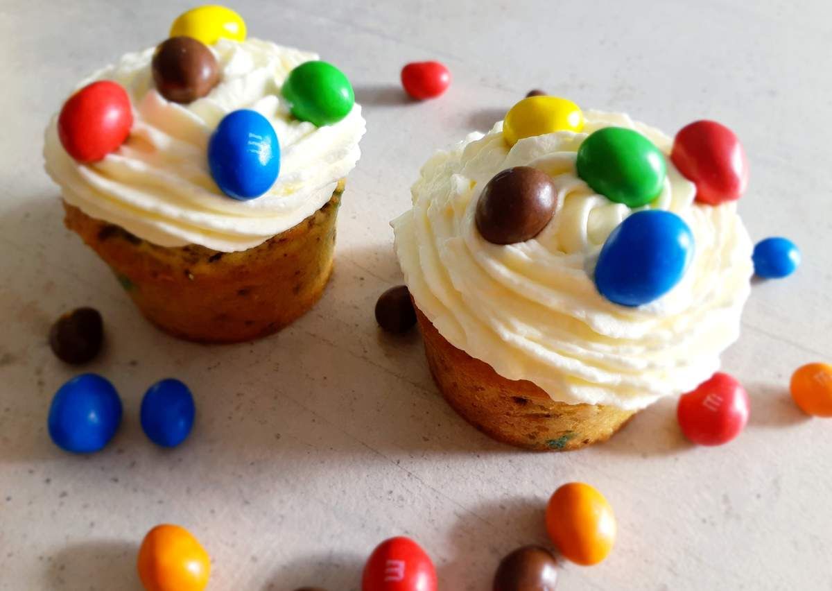 Muffins cupcakes m&m'a recette facile goûter