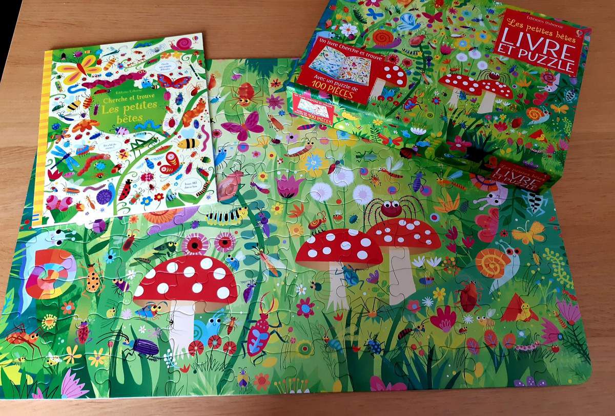 Livre et puzzle éditions usborne 