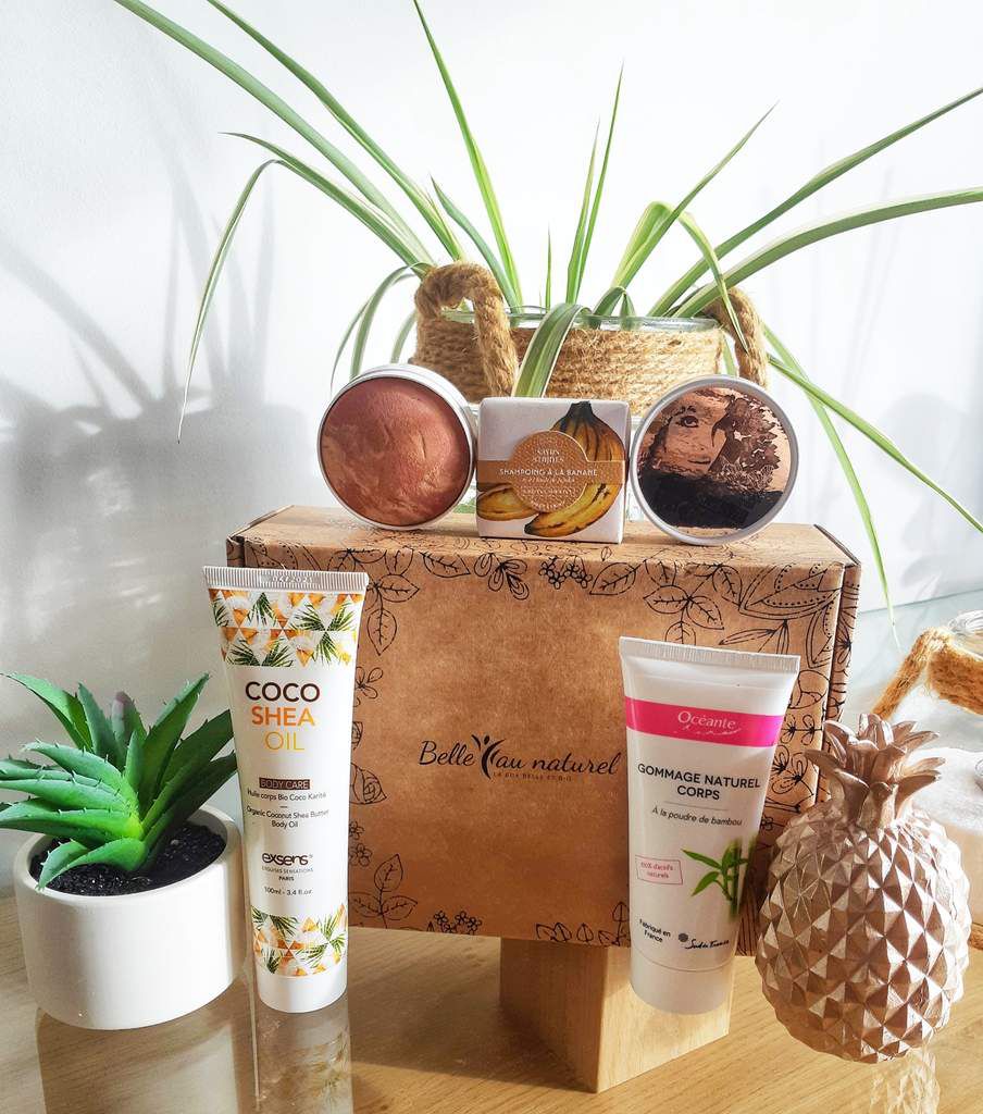 Box belle au naturel août, bio, beauté