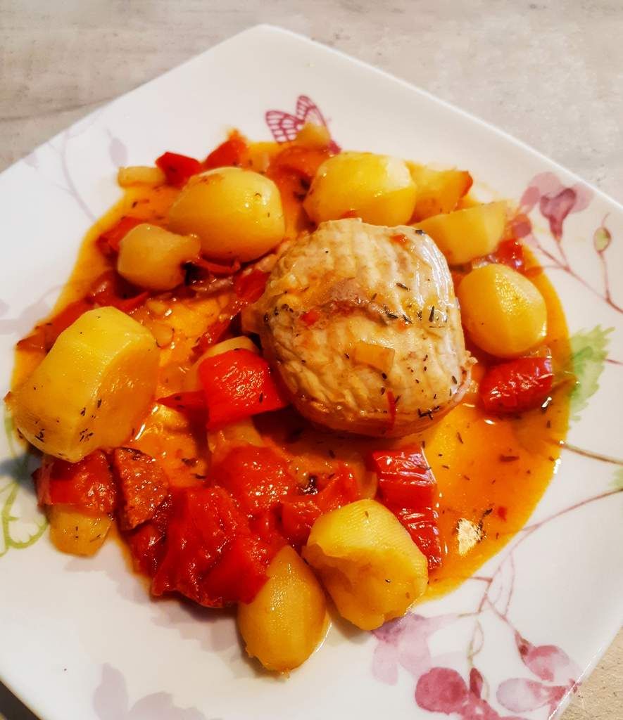 Paupiettes de veau, pommes de terre, crea cool express, thomson