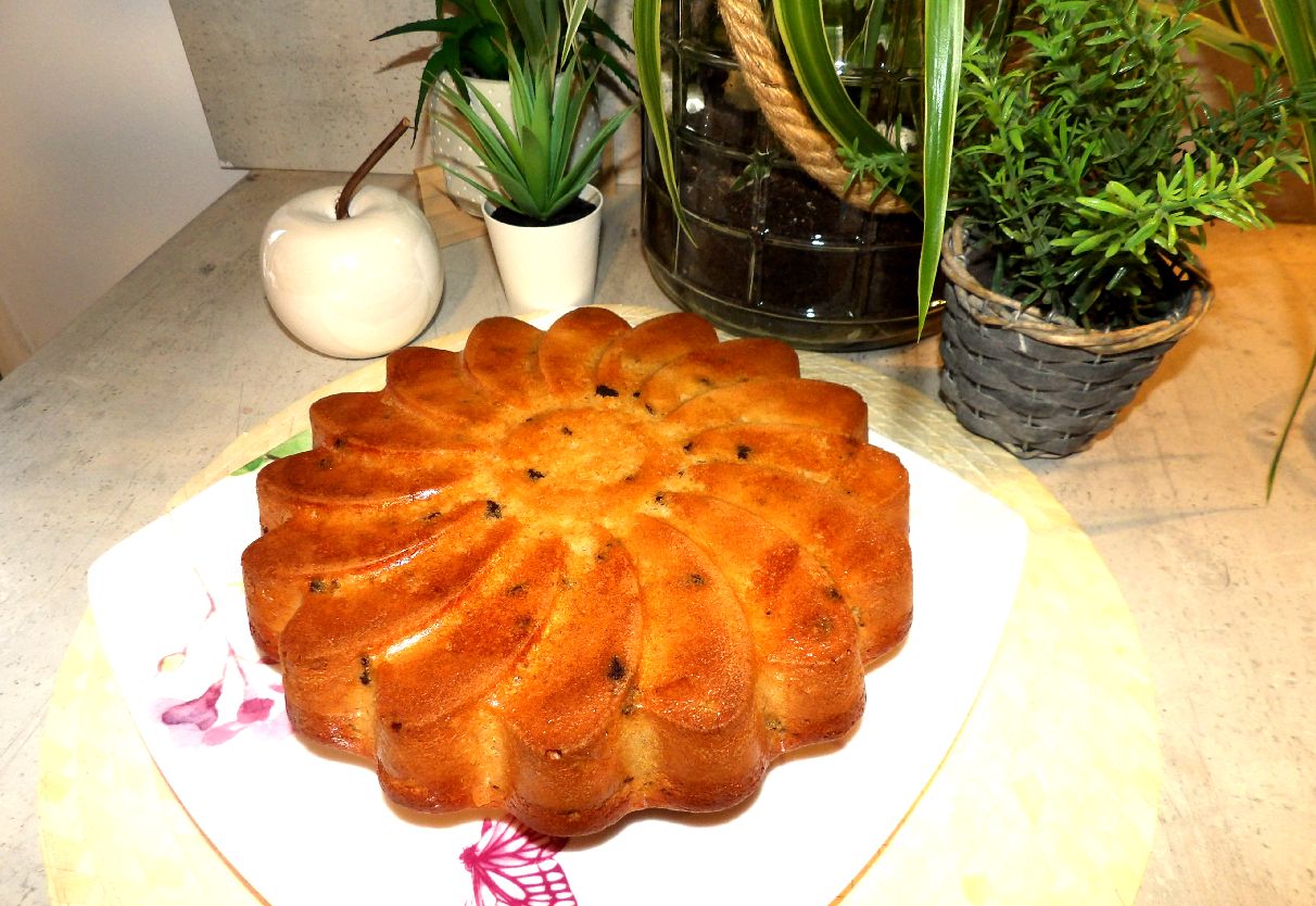 gâteau banane chocolat, goûter, cake