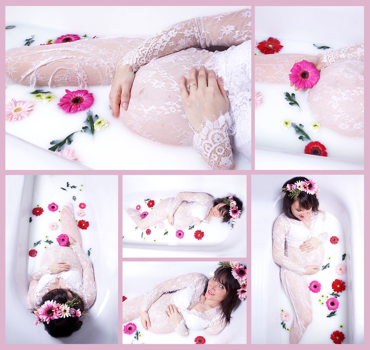 bain de lait, grossesse, maternité