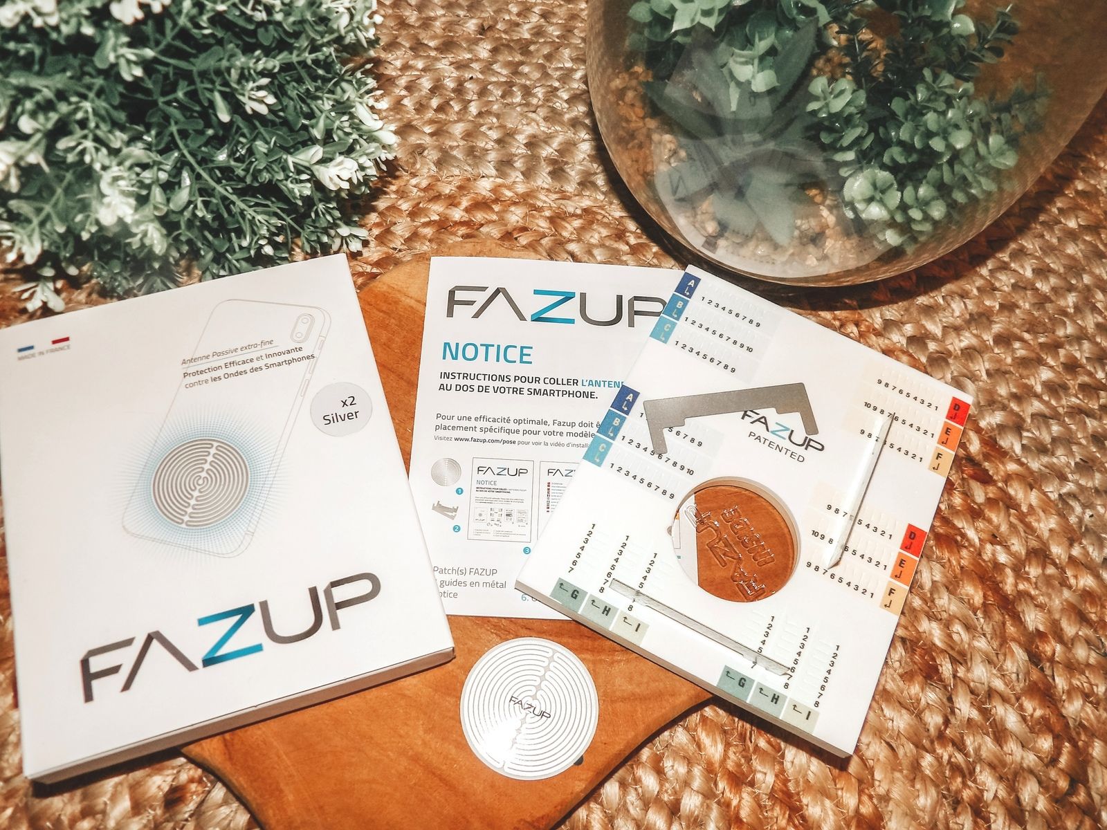fazup, patch, antenne passive, téléphone