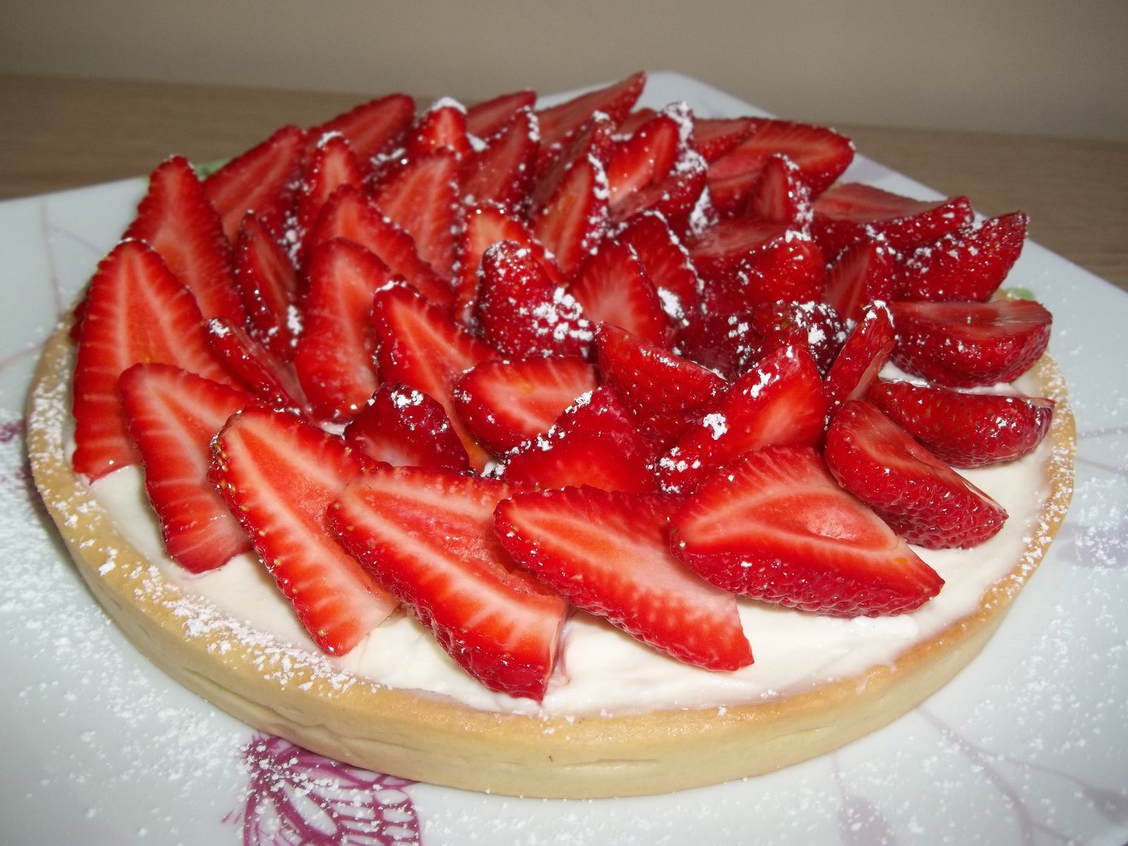 recette tarte aux fraises, recette facile, fraises, mascarpone