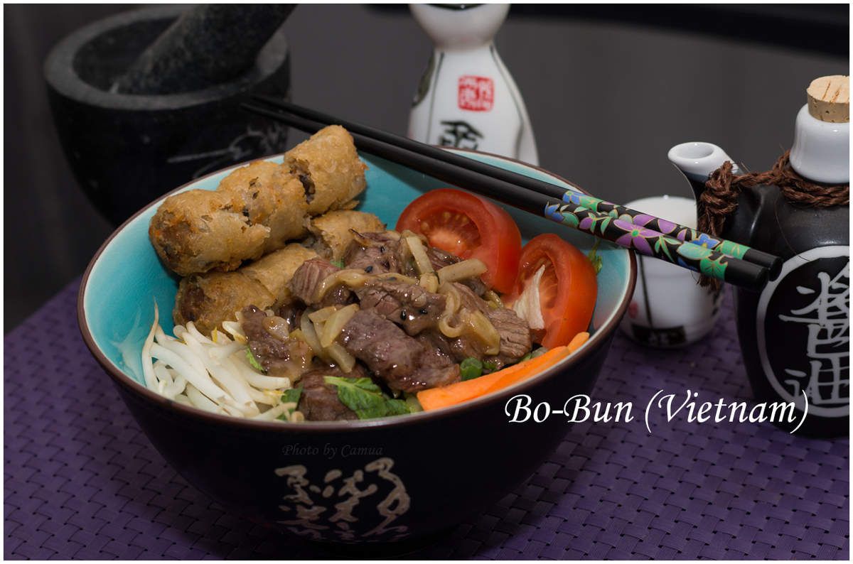 Bo Bun Au Boeuf (Vietnam) - Camua Cuisine Passion