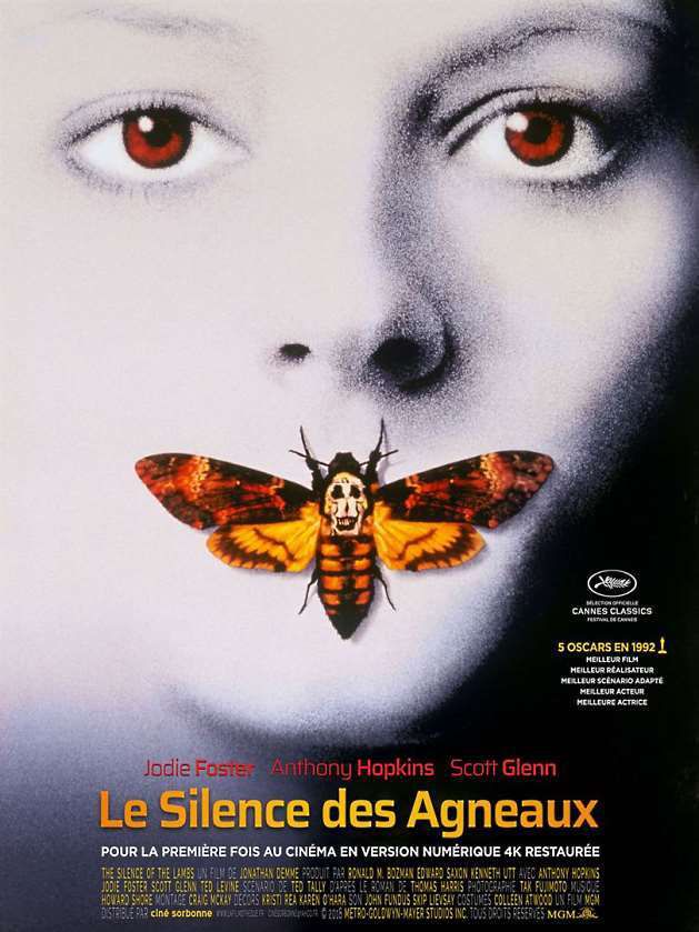 "Le silence des agneaux" "affiche" "psycho-criminologie.com"
