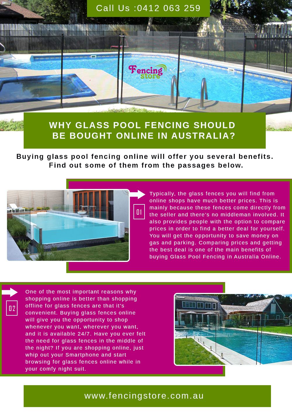 glass pool fencing Australia