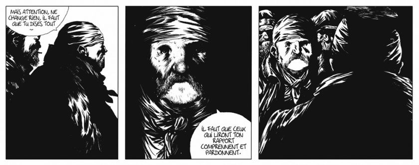 Manu Larcenet, Le rapport de Brodeck, avis, critique