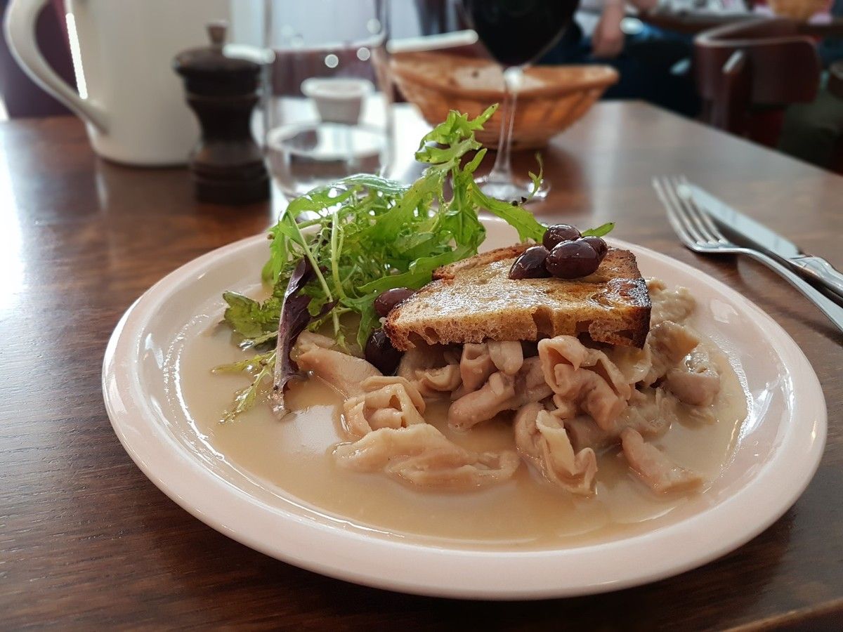 Fraise de veau aux olives amarante restaurant Paris 12