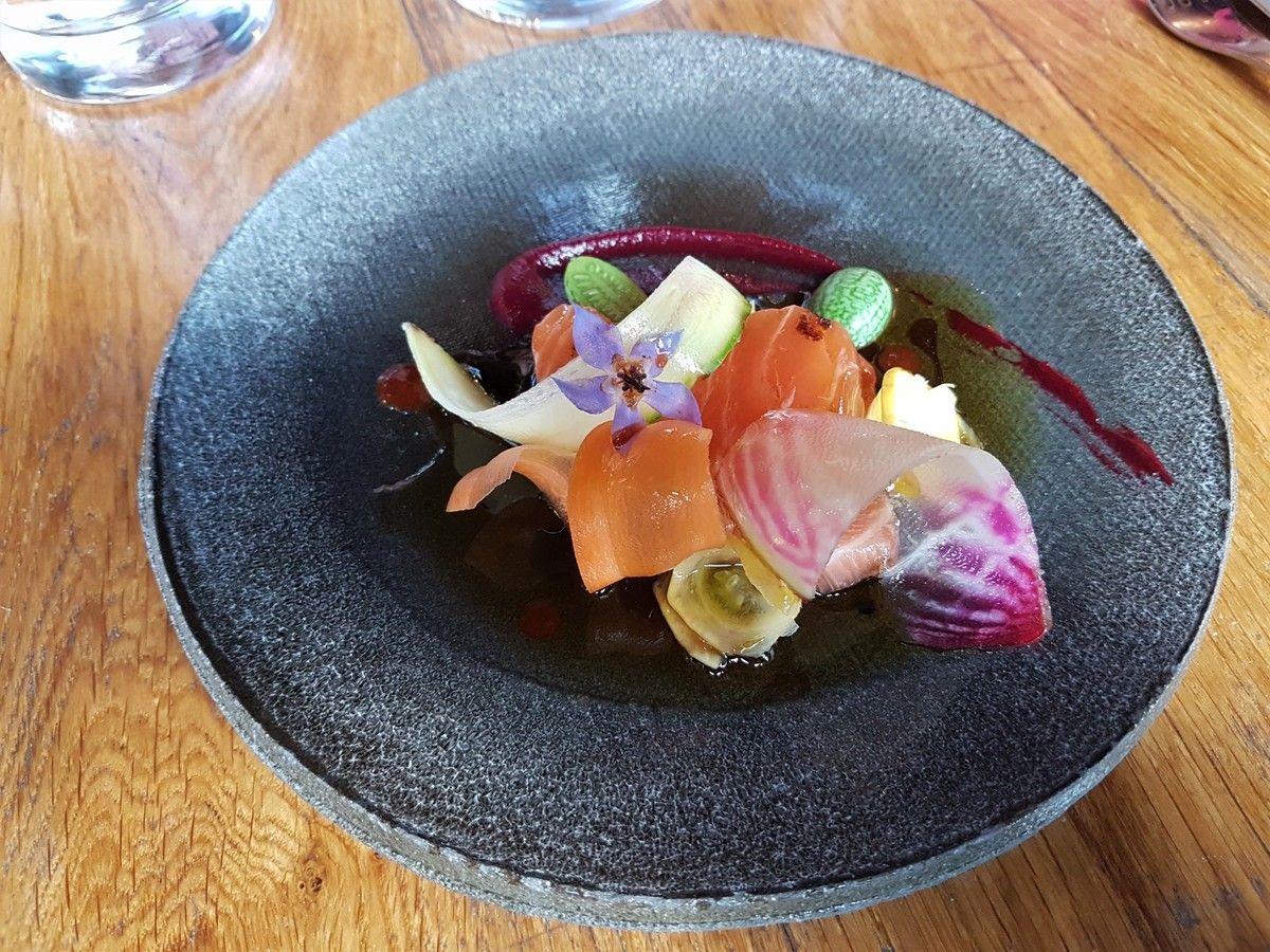 Saumon mariné cru au miso Tempero Restaurant Paris 13