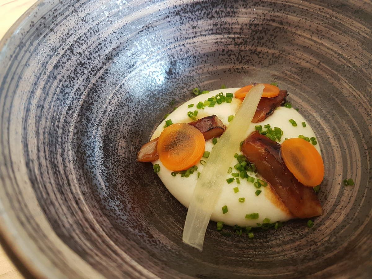 Hareng pommes à l'huile comme le faisait la grand mère du chef Le Bistrot de Pierre Lambert Restaurant Courbevoie (92)