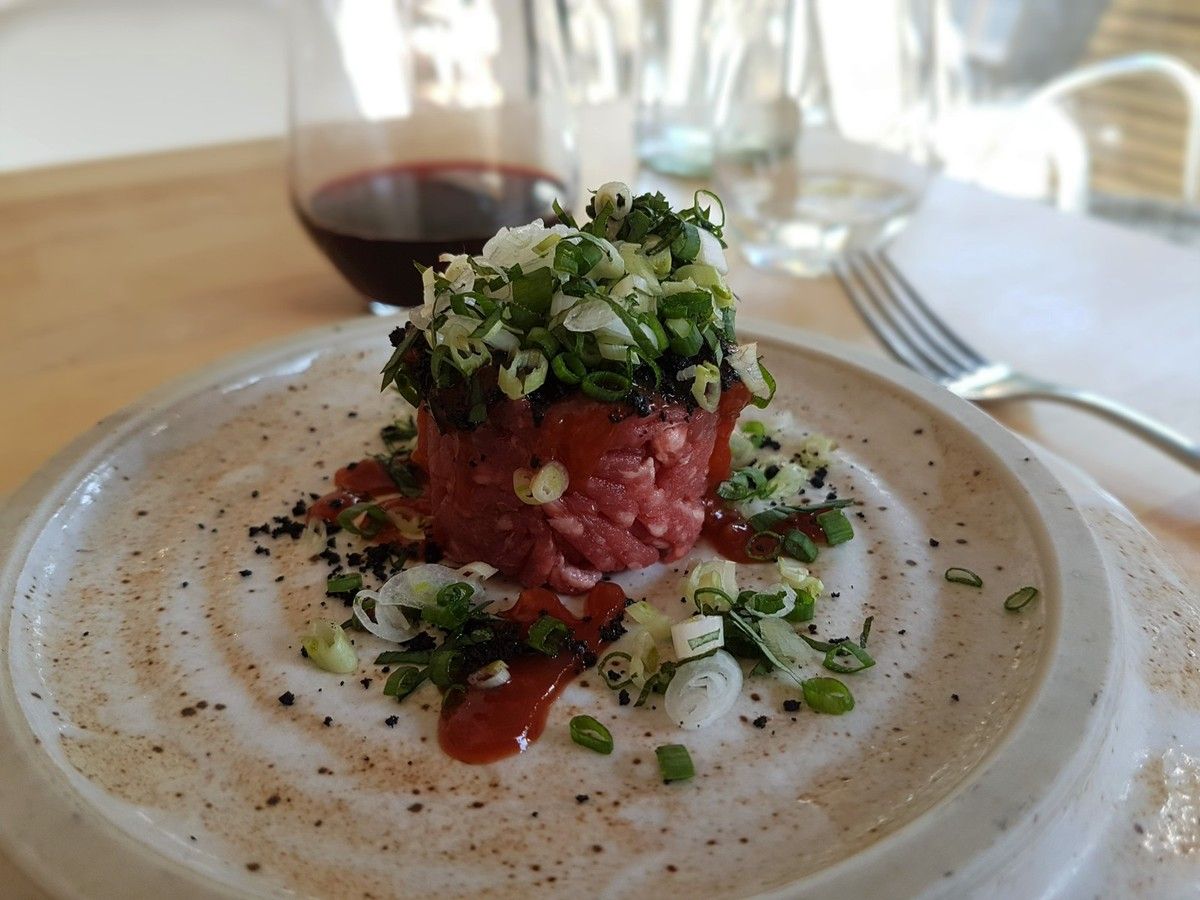 Tartare de boeuf façon Thaï Le Bistrot de Pierre Lambert Restaurant Courbevoie (92)
