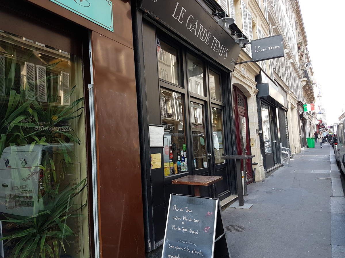 Le Garde Temps Paris 9 Restaurant rue Fontaine
