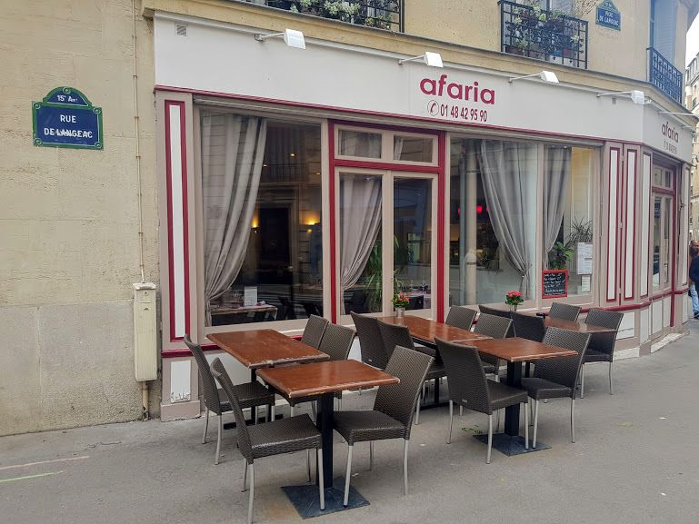 Afaria Restaurant Paris 15 Rue Desnouettes