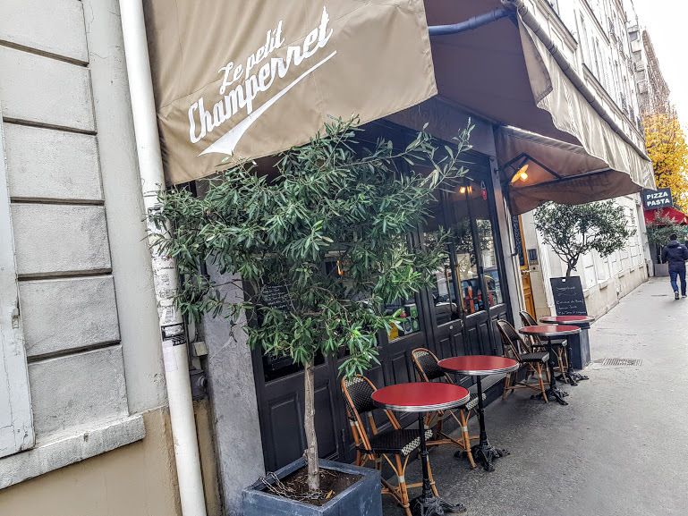 Le Petit Champerret Restaurant Paris 17 rue Vernier