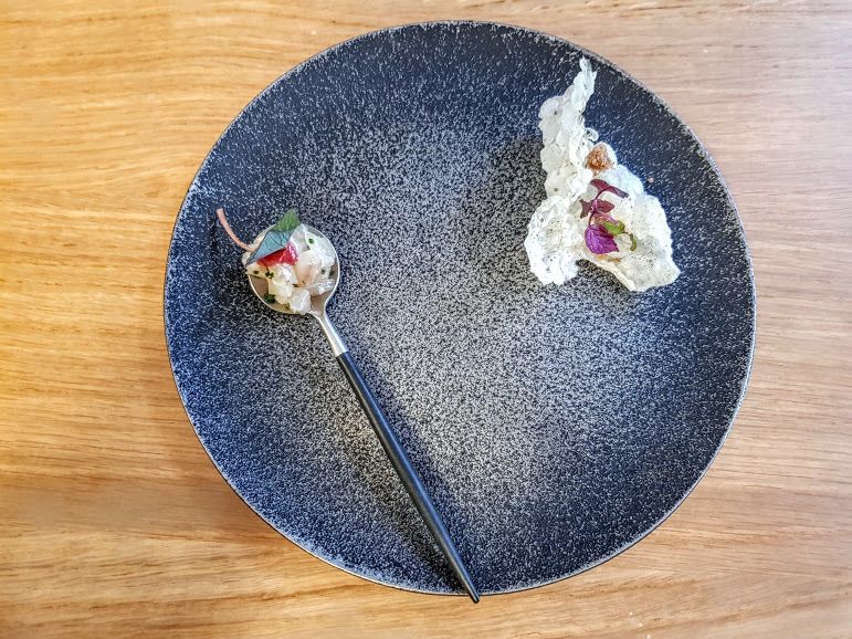 Amuse-bouche Pilgrim Restaurant Paris 15