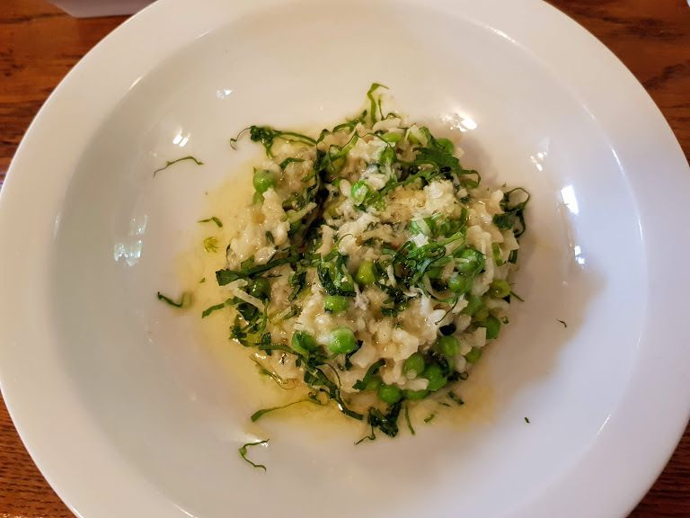 Risotto aux petits légumes Wadja Restaurant Paris 6