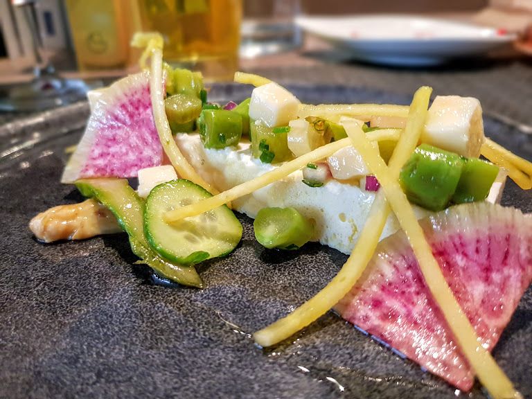 Panna Cotta d'asperge L'Envie du jour Restaurant Paris 17