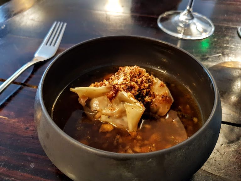 Gyozas de canard laqué UMA Restaurant Paris 1