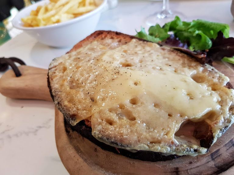 Croque monsieur Brasserie Bellanger Restaurant Paris 10