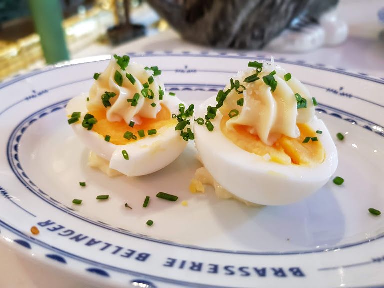 Oeuf mayo Brasserie Bellanger restaurant Paris 10