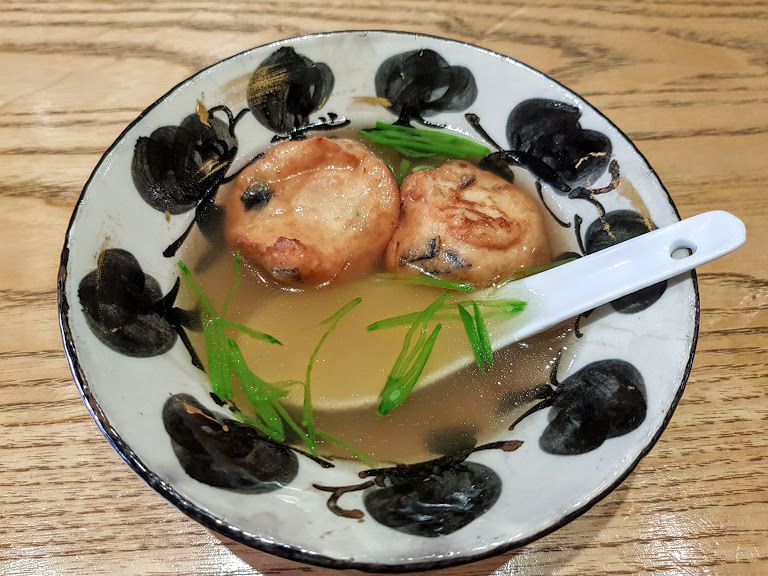 Tofu frit en bouillon Juan Restaurant Paris 16