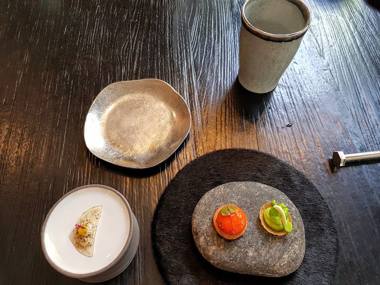 amuse-bouche Restaurant l'Ours de Jacky Ribault Vincennes