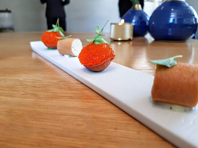 Amuse-bouche La Table du 11 restaurant Versailles