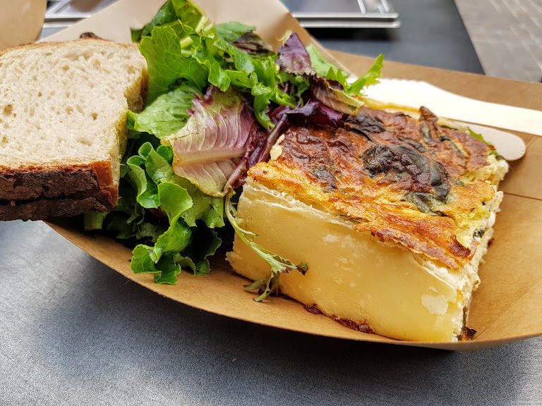 Quiche aux légumes La Dalle Restaurant La Défense