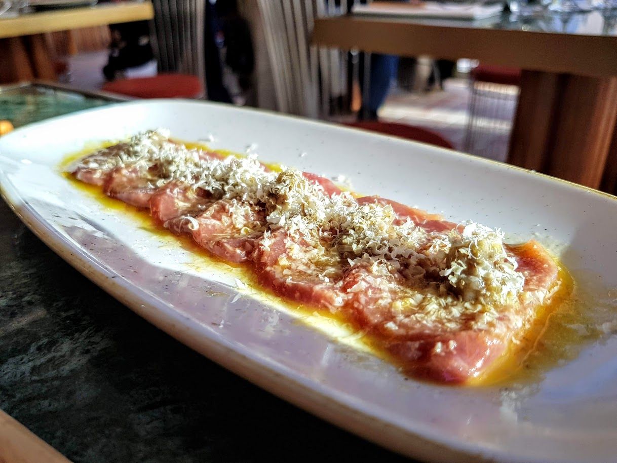 Crudo de thon Laïa restaurant Paris 11