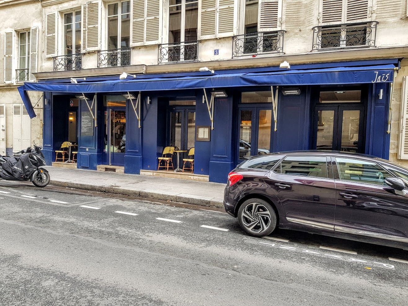 Jaïs restaurant Paris 7 rue Surcouf