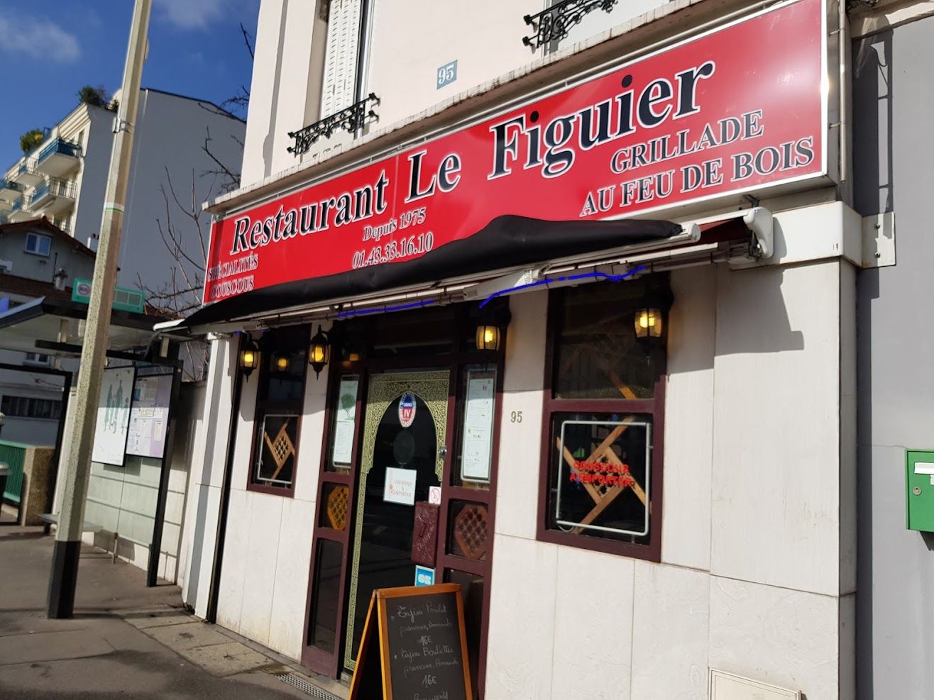 Le Figuier restaurant Courbevoie boulevard saint Denis