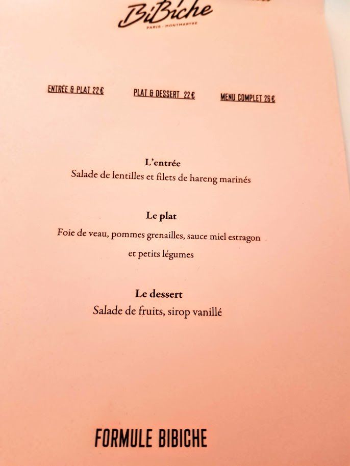 Bibiche Montmarte (Paris 18) : Le plein de fausses bonnes idées - Restos  sur le Grill - Blog critique des restaurants de Paris indépendant !