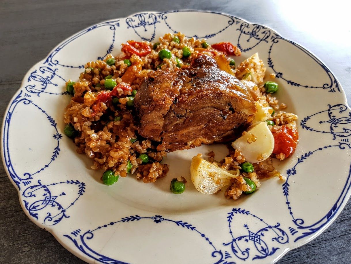 Epaule d'agneau boulgour estival Rooster restaurant Paris 17